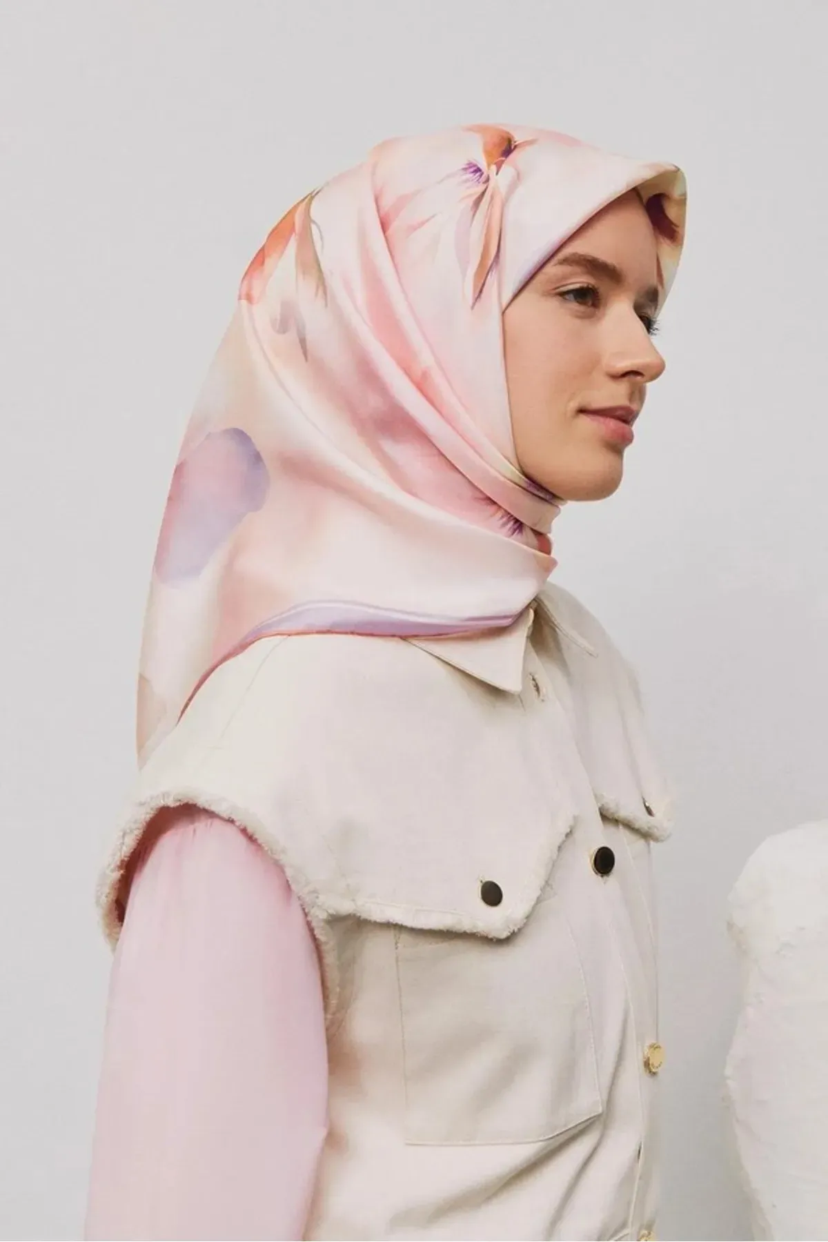 Armine Sura İpek Eşarp 9305-54