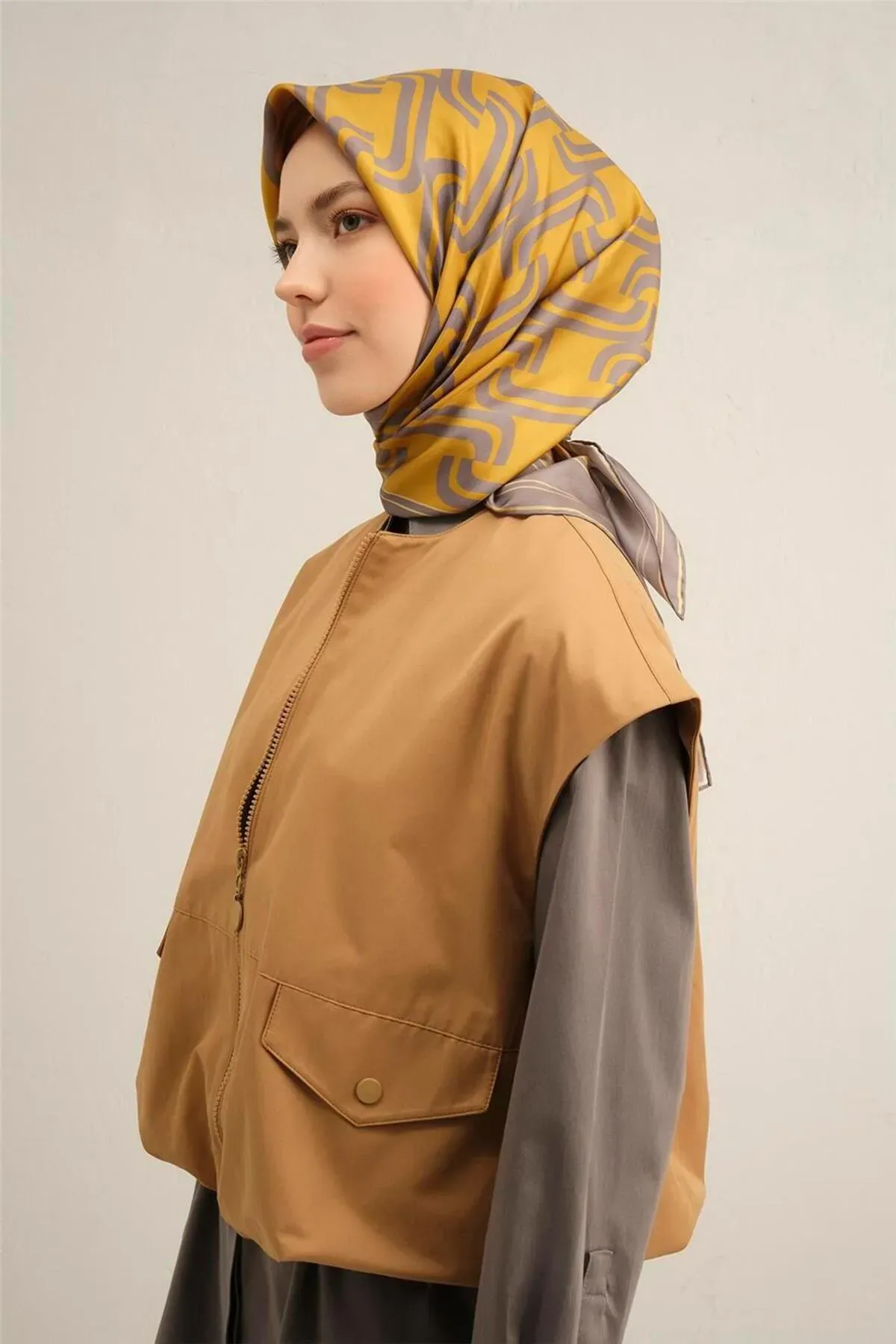 Armine Sura İpek Eşarp 9343-05