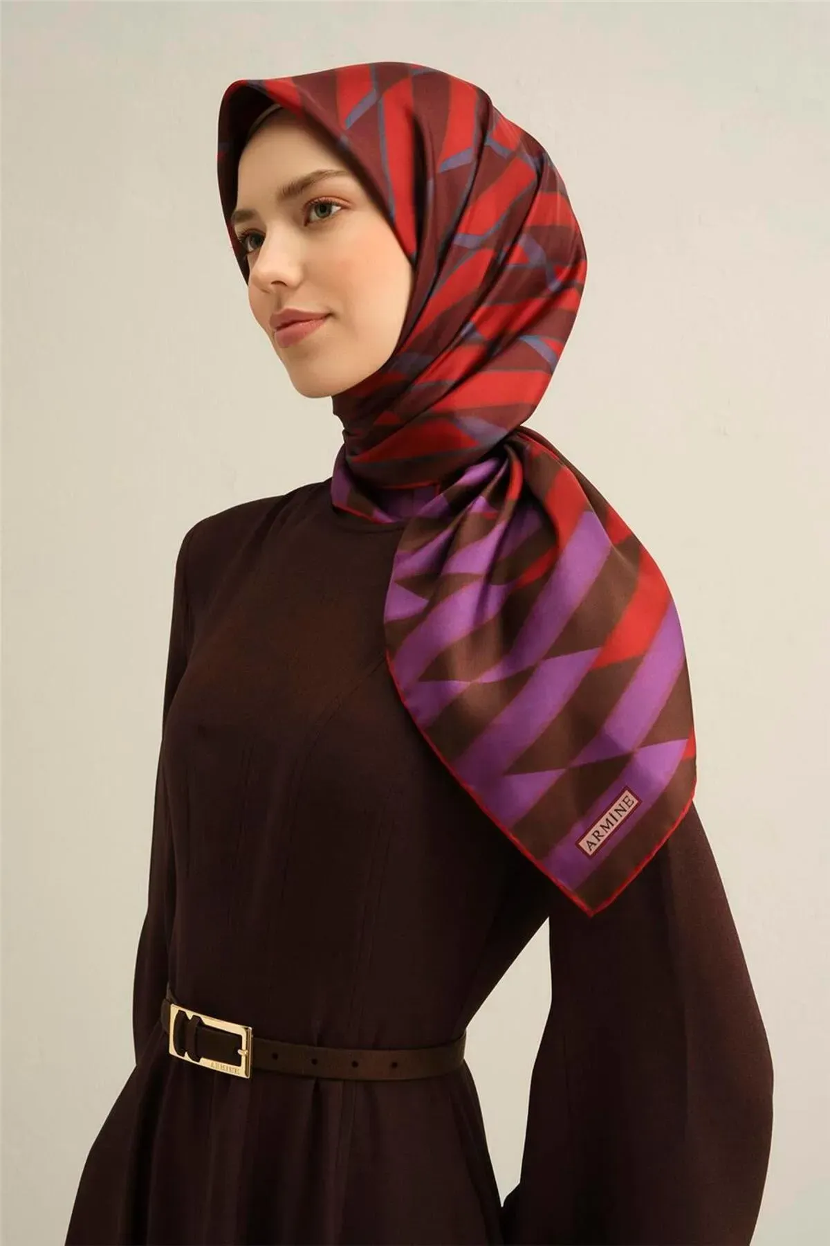 Armine Sura İpek Eşarp 9325-83
