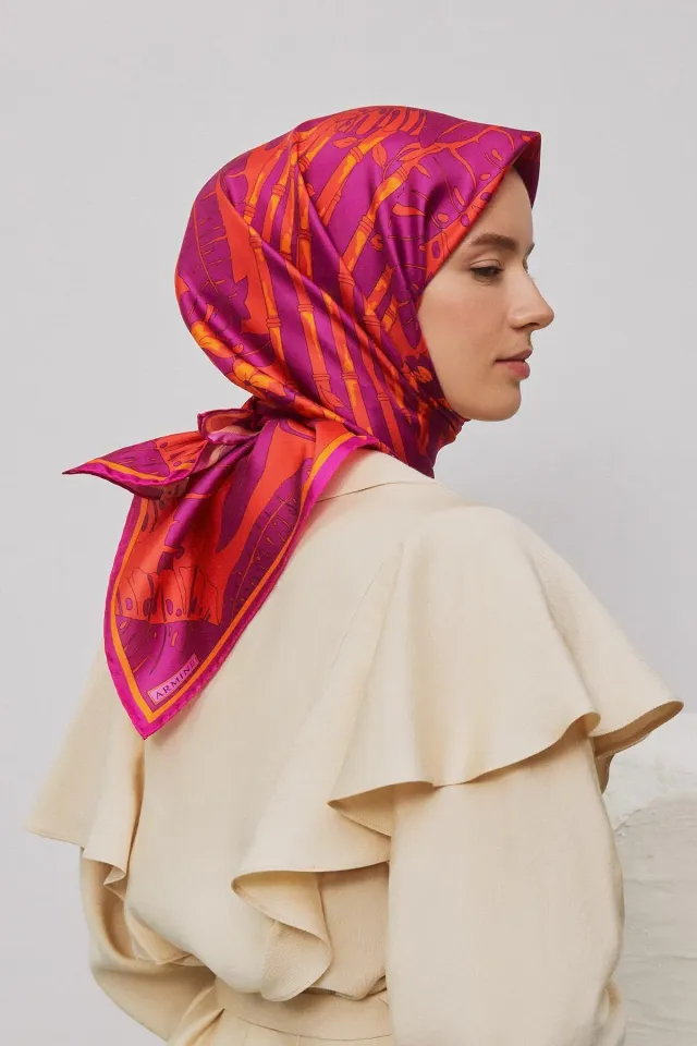 Armine Sura İpek Eşarp 9353-07