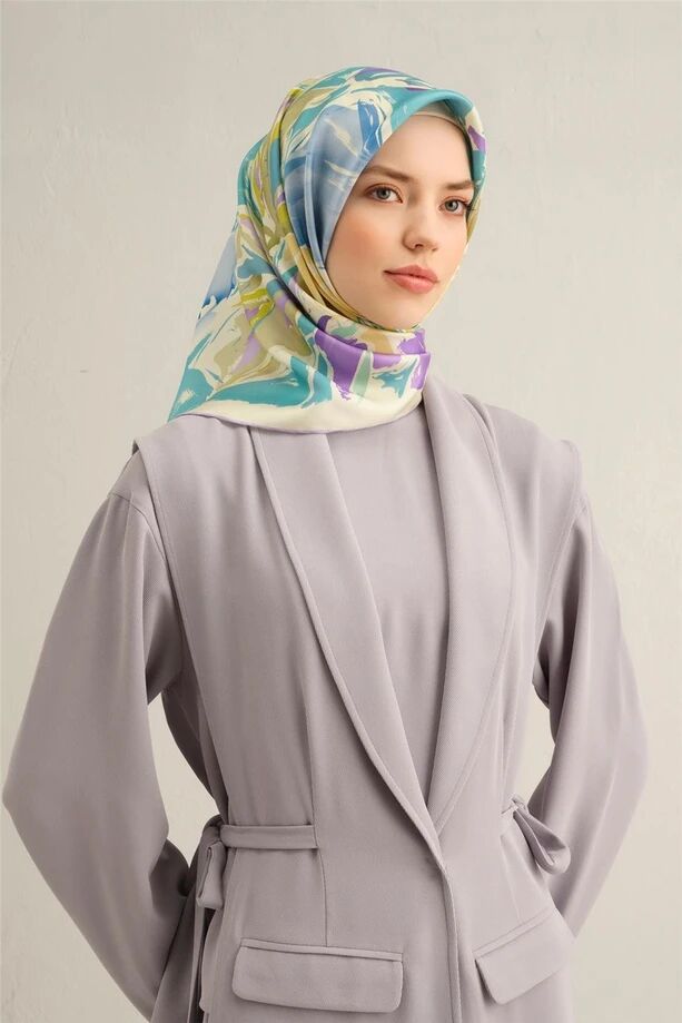 Armine Twill İpek Eşarp 9337-80