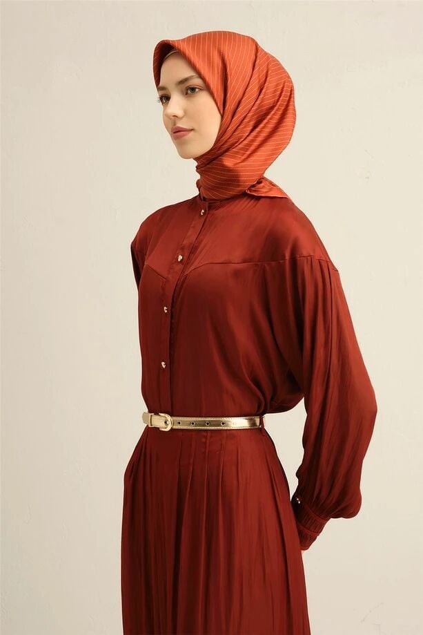 Armine Twill İpek Eşarp 9348-04