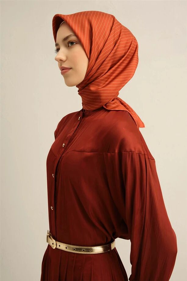 Armine Twill İpek Eşarp 9348-04
