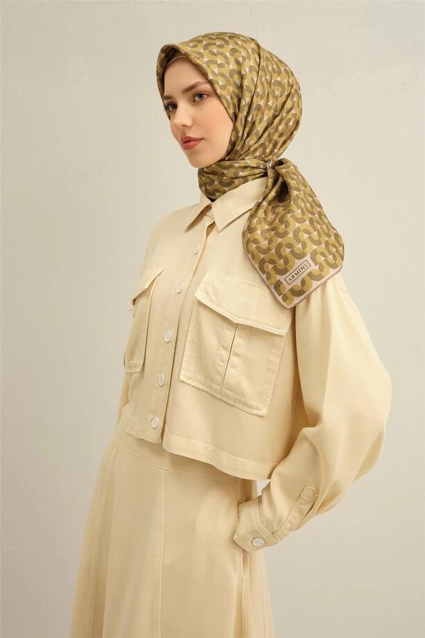 Armine Twill İpek Eşarp 9321-36