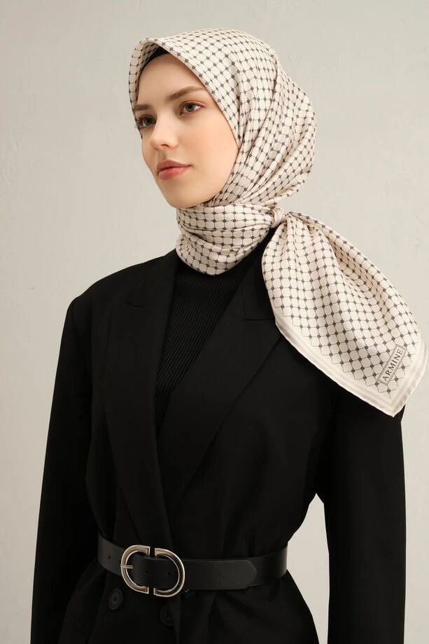 Armine Twill İpek Eşarp 9345-87
