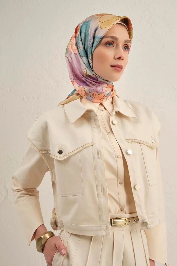Armine Twill İpek Eşarp 9318-06