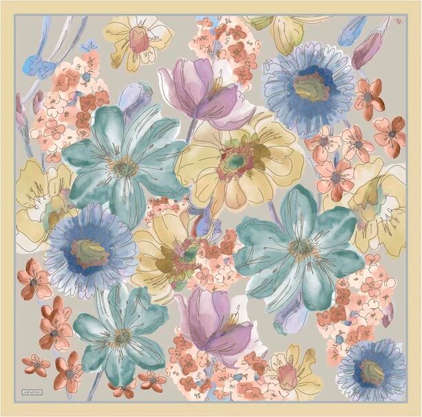 Armine Twill İpek Eşarp 9318-06
