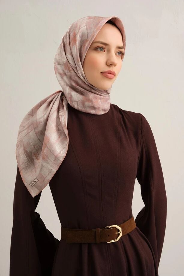 Armine Twill İpek Eşarp 9339-82