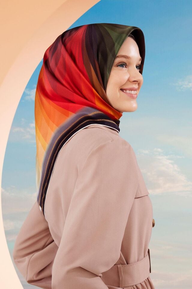 Armine Nostalji Twill İpek Eşarp 9112-20