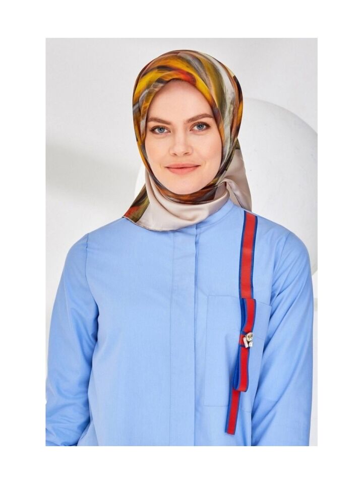 Armine Nostalji Twill İpek Eşarp 8339-36