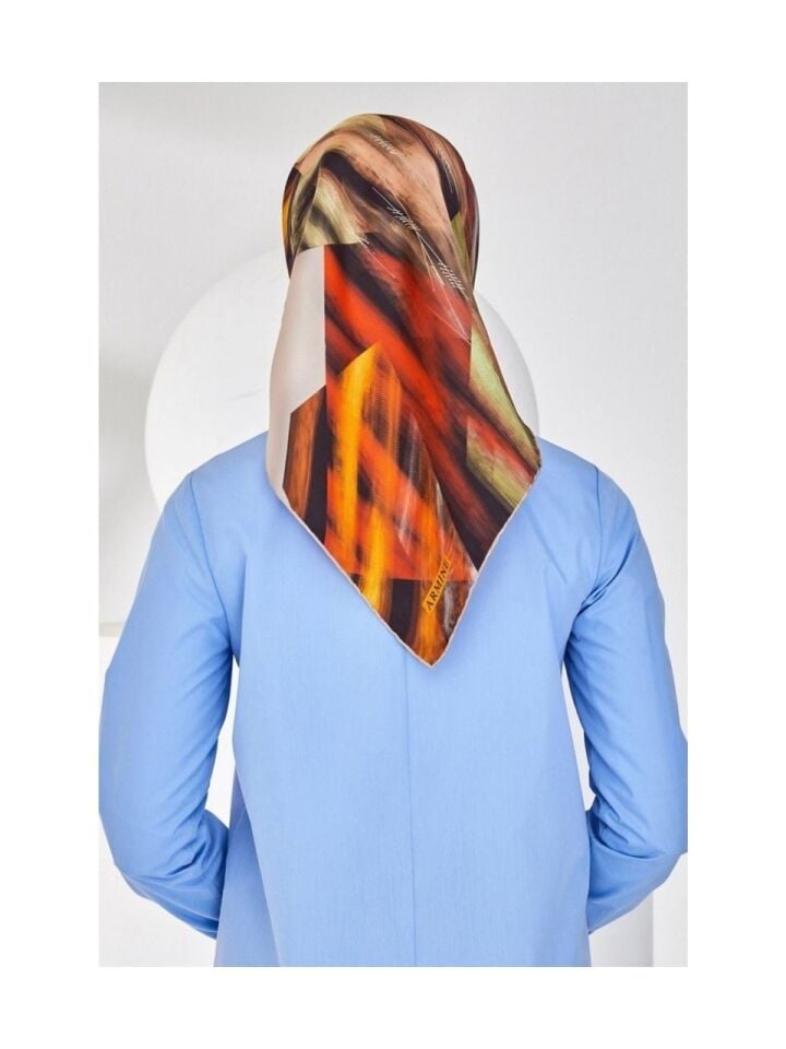 Armine Nostalji Twill İpek Eşarp 8339-36
