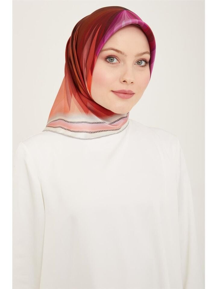 Armine Nostalji Twill İpek Eşarp 9112-21