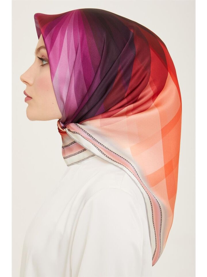 Armine Nostalji Twill İpek Eşarp 9112-21