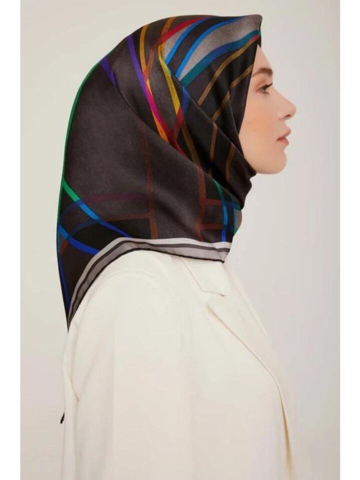 Armine Nostalji Twill İpek Eşarp 8843-07