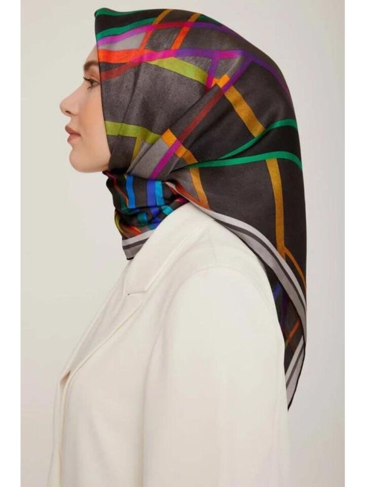 Armine Nostalji Twill İpek Eşarp 8843-07
