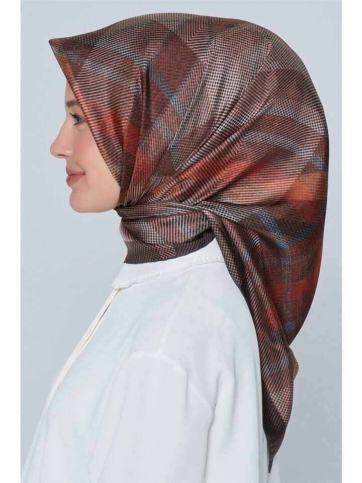 Armine Nostalji Twill İpek Eşarp 8210-03