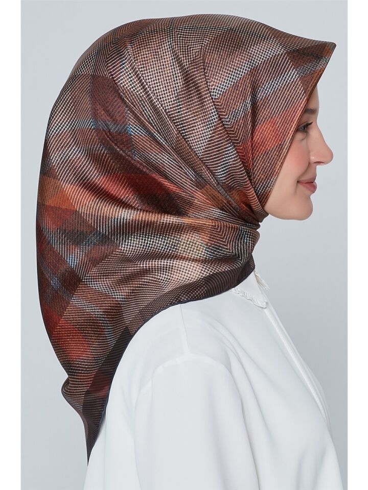 Armine Nostalji Twill İpek Eşarp 8210-03