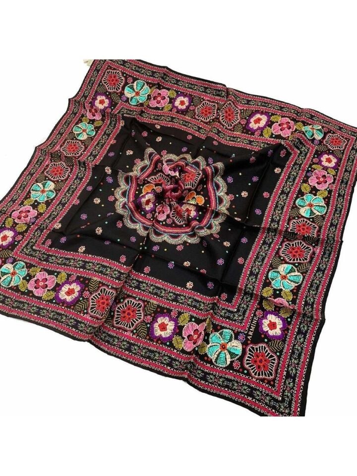 Armine Nostalji Twill İpek Eşarp 7866-09