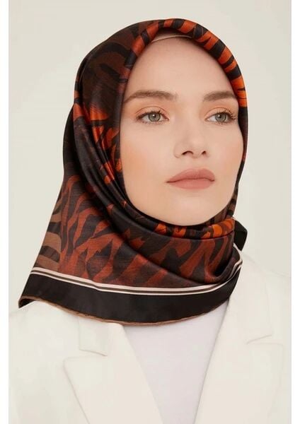 Armine Nostalji Twill İpek Eşarp 8837-01