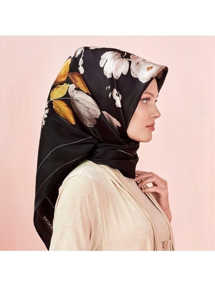 Armine Nostalji Twill İpek Eşarp 8128-09