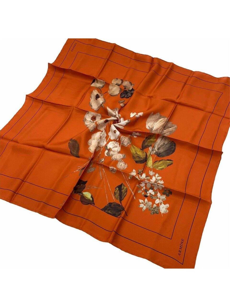 Armine Nostalji Twill İpek Eşarp 8128-08