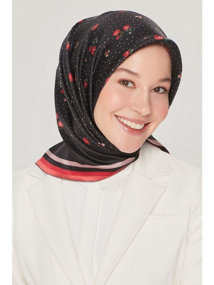 Armine Nostalji Twill İpek Eşarp 8502-09