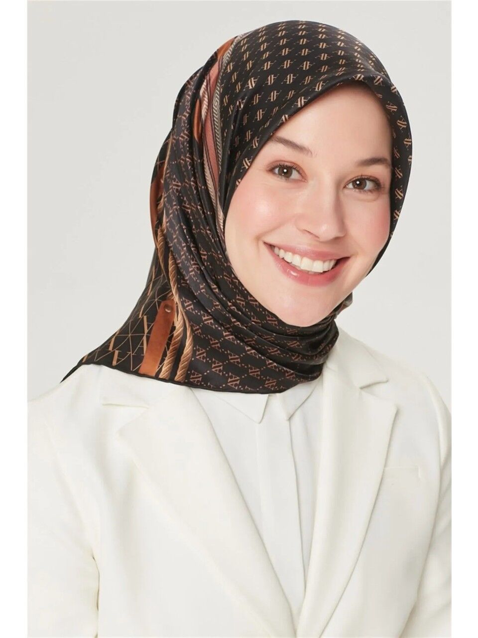 Armine Nostalji Twill İpek Eşarp 8519-01