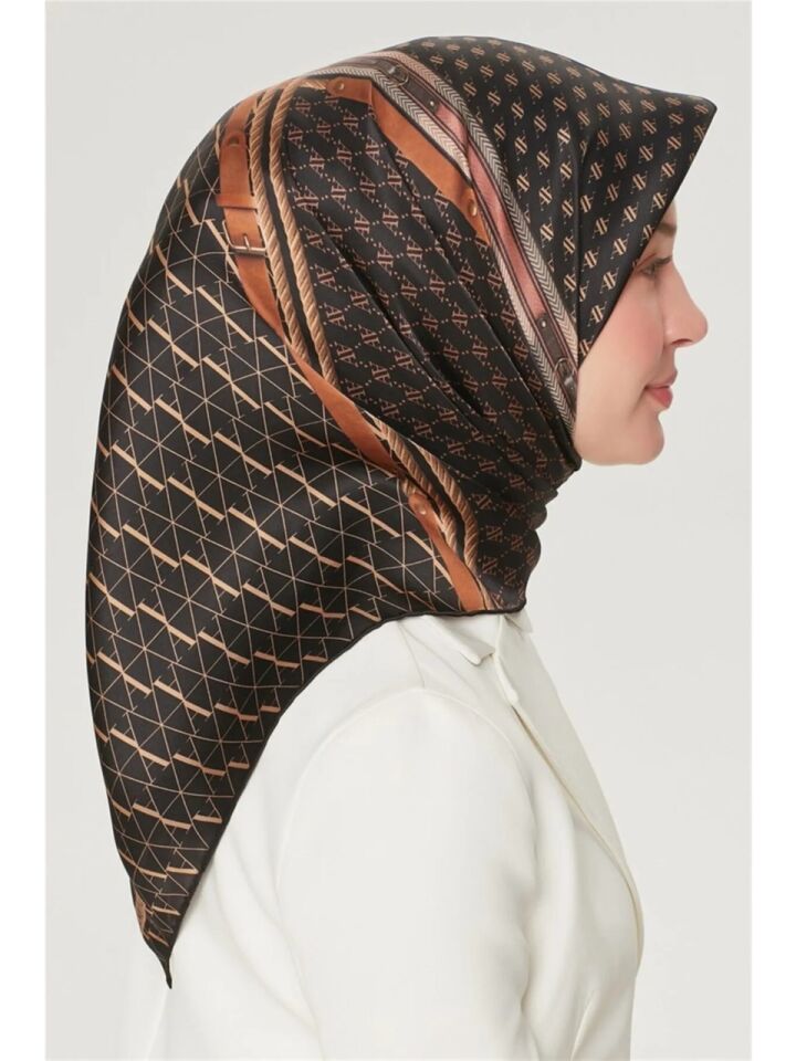 Armine Nostalji Twill İpek Eşarp 8519-01