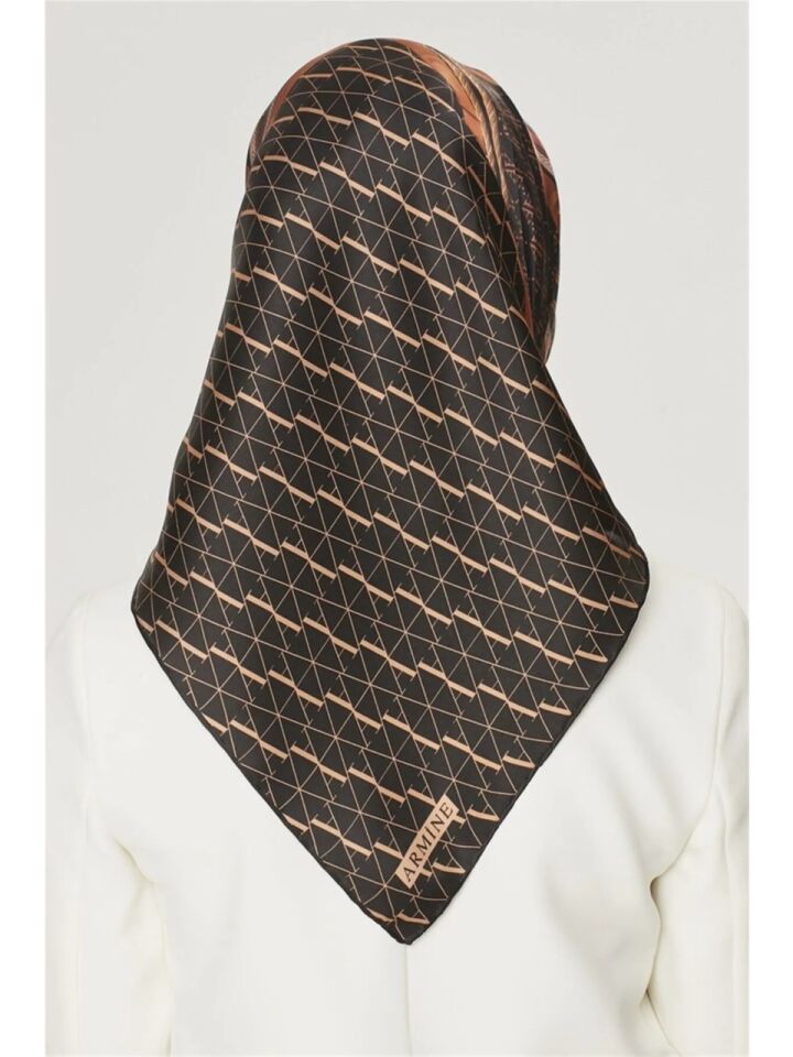 Armine Nostalji Twill İpek Eşarp 8519-01