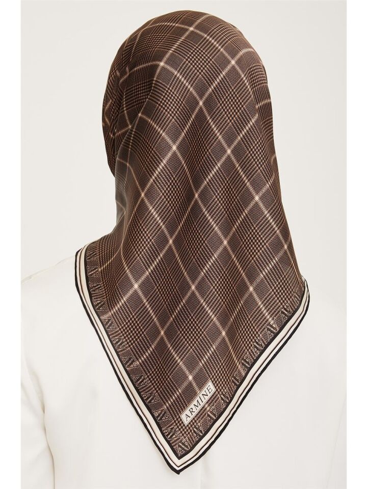 Armine Nostalji Twill İpek Eşarp 9029-04