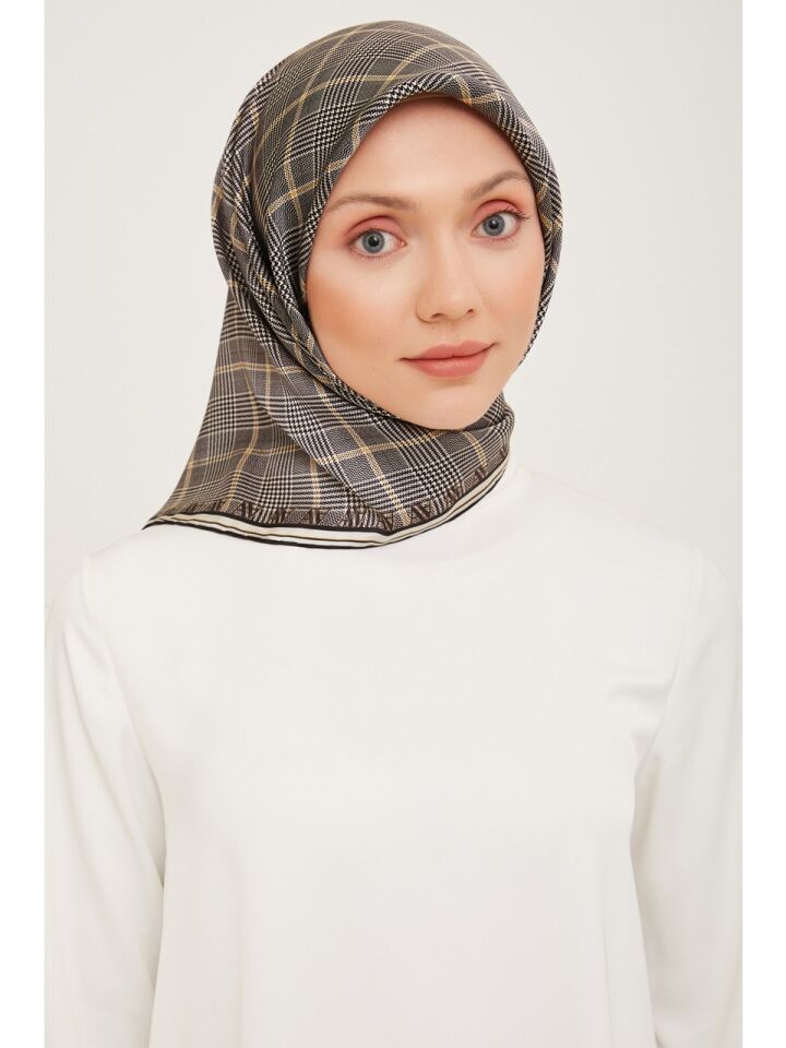 Armine Nostalji Twill İpek Eşarp 9029-02