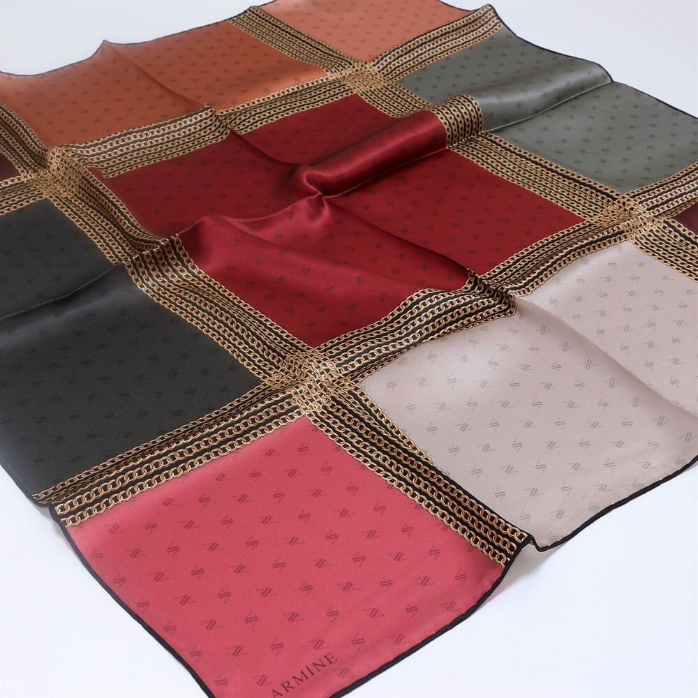Armine Nostalji Twill İpek Eşarp 8113-23