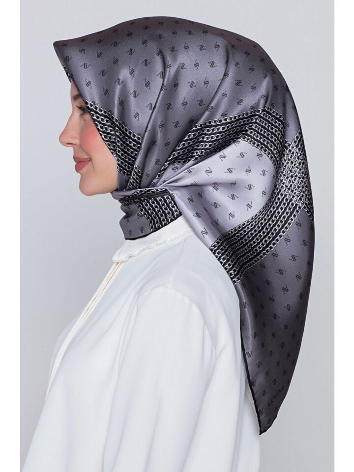 Armine Nostalji Twill İpek Eşarp 8113-08