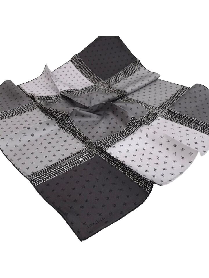 Armine Nostalji Twill İpek Eşarp 8113-08