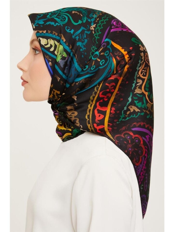 Armine Nostalji Twill İpek Eşarp 9037-35