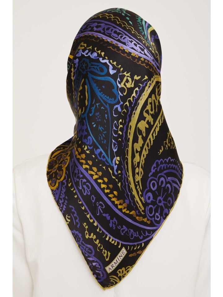 Armine Nostalji Twill İpek Eşarp 9037-52