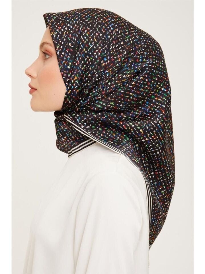 Armine Nostalji Twill İpek Eşarp 9013-09