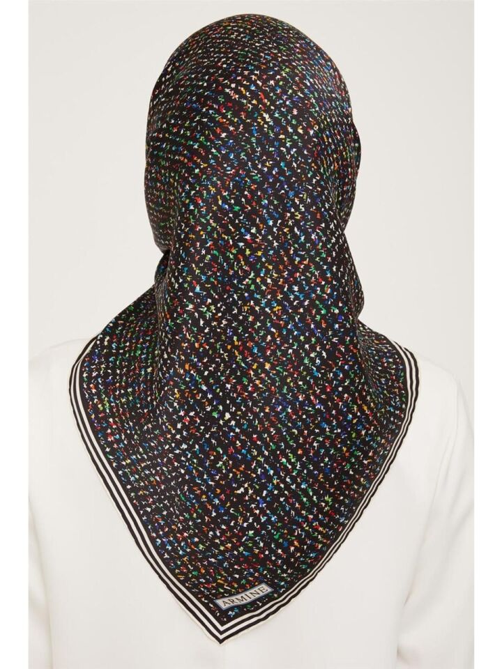 Armine Nostalji Twill İpek Eşarp 9013-09