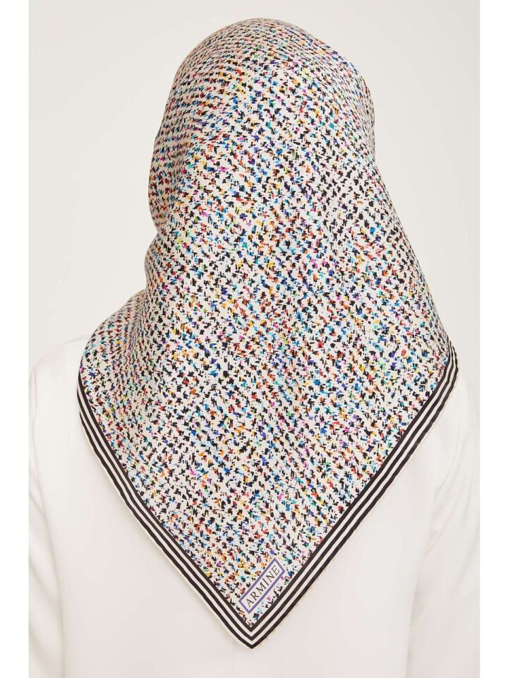 Armine Nostalji Twill İpek Eşarp 9013-04