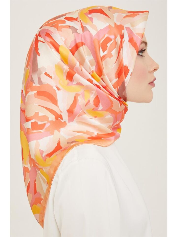 Armine Nostalji Twill İpek Eşarp 9140-50