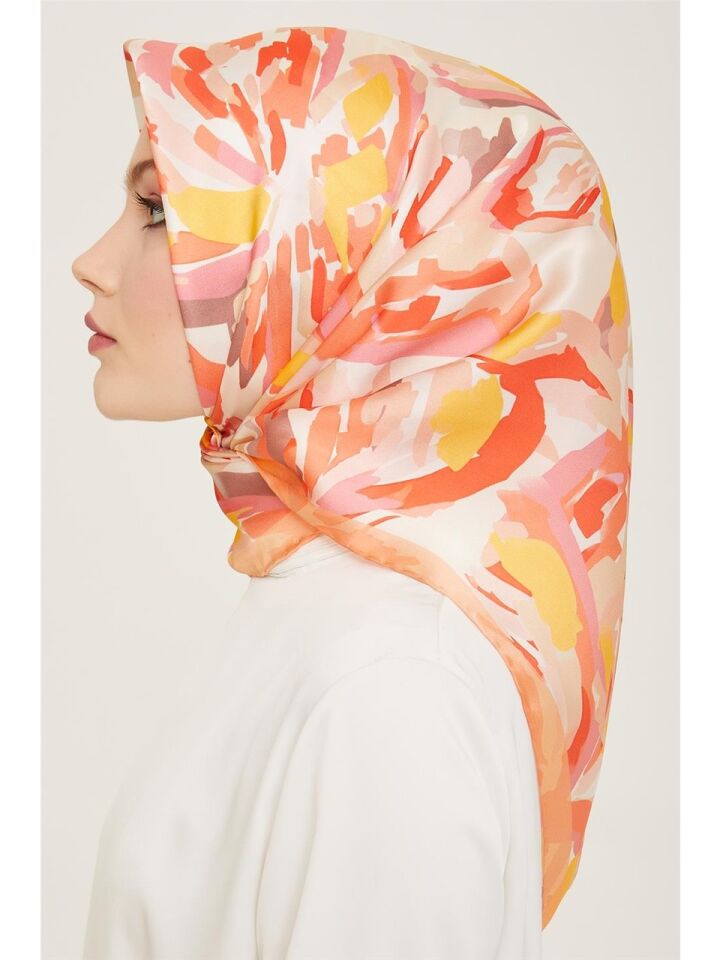 Armine Nostalji Twill İpek Eşarp 9140-50