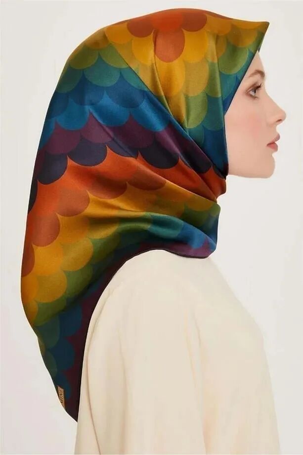 Armine Nostalji Twill İpek Eşarp 9212-35