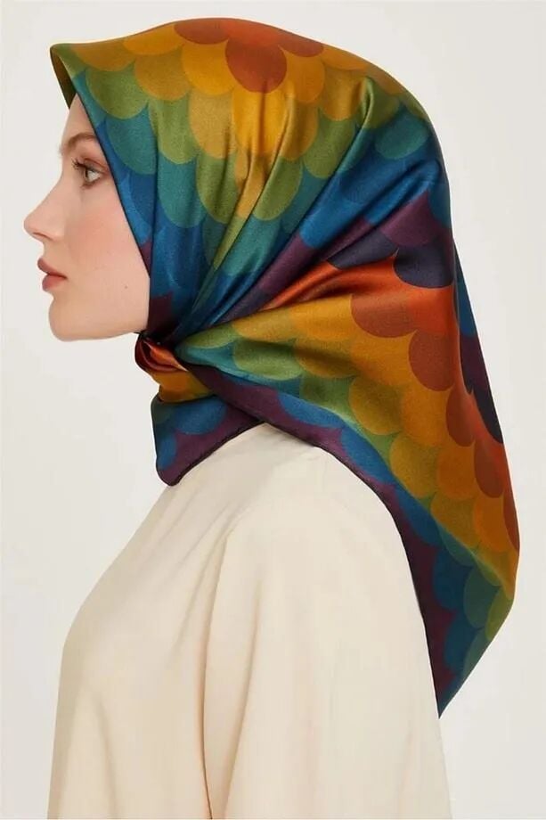 Armine Nostalji Twill İpek Eşarp 9212-35