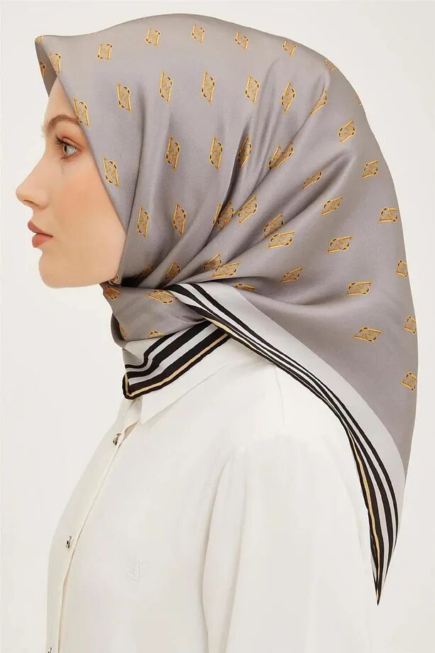 Armine Nostalji Twill İpek Eşarp 8959-03