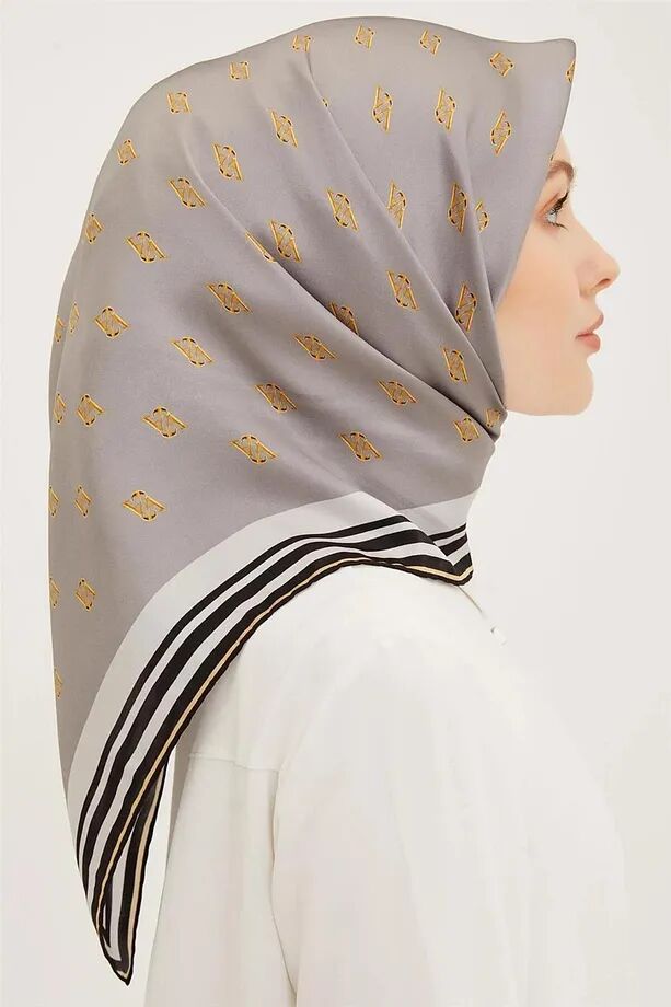 Armine Nostalji Twill İpek Eşarp 8959-03