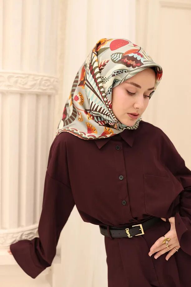Silk Home Twill İpek Eşarp 11461-12