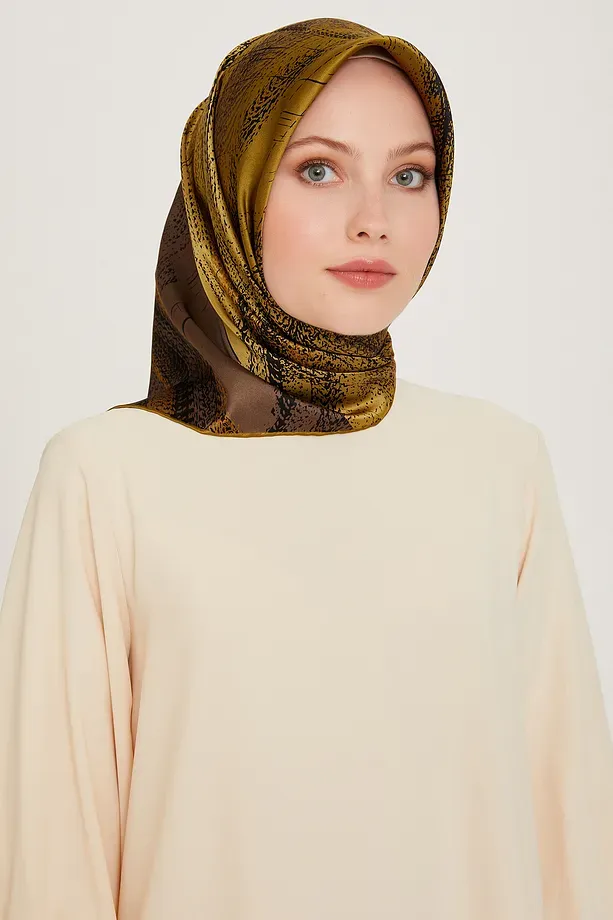 Armine Nostalji Twill İpek Eşarp 9236-54