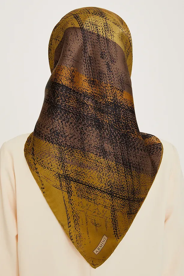 Armine Nostalji Twill İpek Eşarp 9236-54
