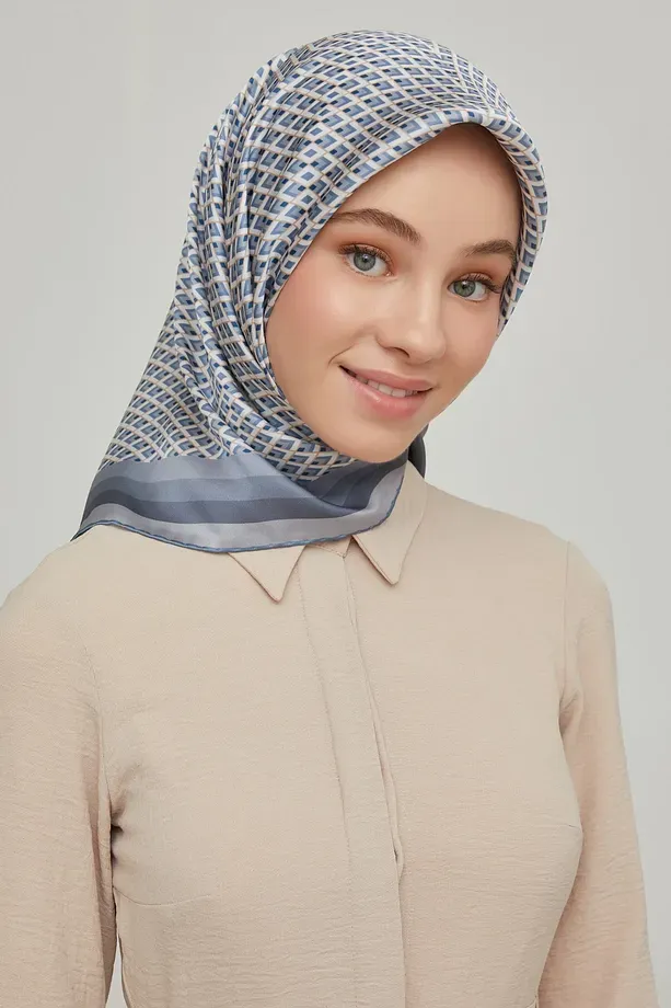 Armine Nostalji Twill İpek Eşarp 8634-32
