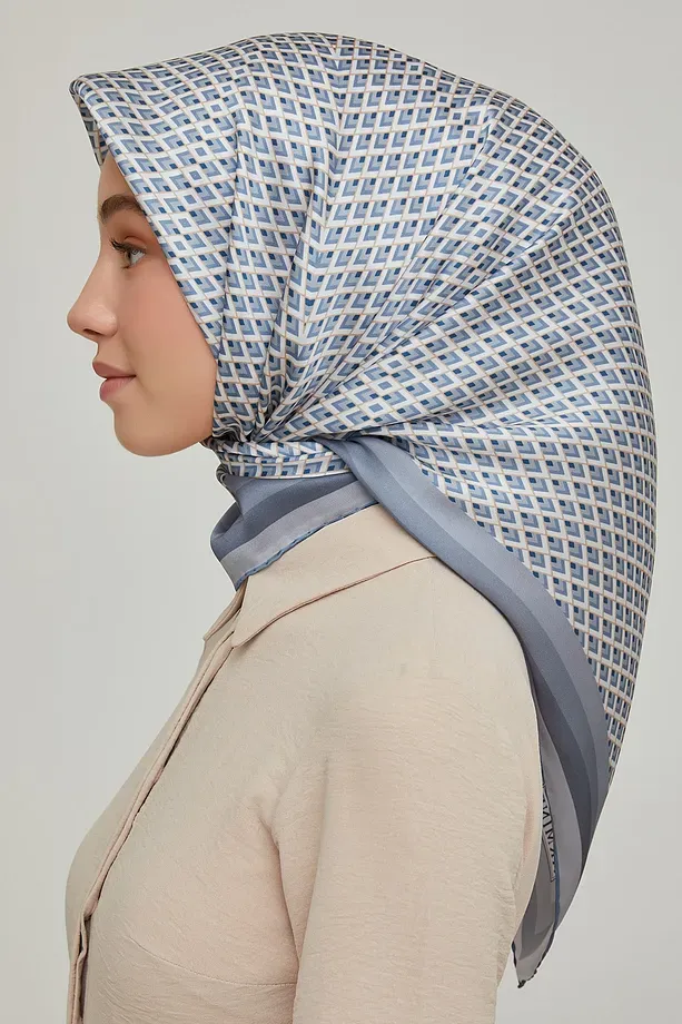 Armine Nostalji Twill İpek Eşarp 8634-32